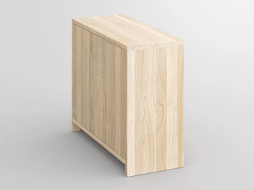 MENA - Solid wood highboard with doors by Vitamin Design - view 3